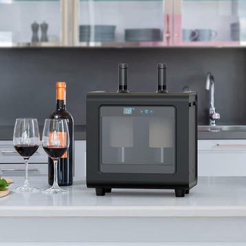 Wijnkoeler Easy 2 flessen, electrisch, display, tafelmodel, Kunststof, Nieuw, Ophalen of Verzenden, Minder dan 5 flessen