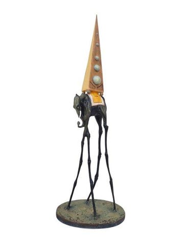 Beeldje - Dali Elephant - Hars