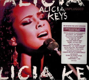 Alicia Keys - Unplugged (Limited Edition) (CD/DVD Combo, Ophalen of Verzenden, Zo goed als nieuw