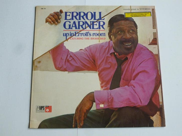 Erroll Garner - Up in Errolls room (LP), Cd's en Dvd's, Vinyl | Jazz en Blues, Zo goed als nieuw, Ophalen of Verzenden
