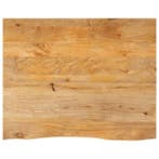 Mangohout Tafelblad 37% Korting | Uniek Design, Huis en Inrichting, 100 tot 150 cm, Rustiek, Nieuw, Tafelblad