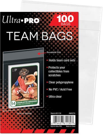 Card Sleeves Team Bags - Hersluitbaar | Ultra Pro - Trading, Verzenden, Nieuw