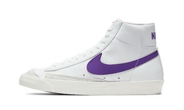 Nike Blazer Mid 77 Vintage White Voltage Purple, Nieuw