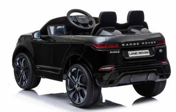 Kinderauto, RANGE ROVER EVOQUE zwart, FM, radio rc, leder, Ophalen of Verzenden, Nieuw