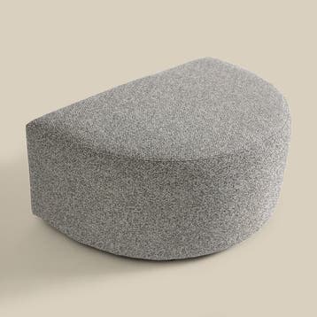 *WOONWINKEL* Hocker Half Rond - Grijs, Verzenden, Nieuw
