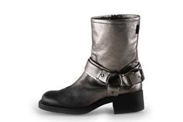 Manfield Biker boots in maat 37 Zilver, Overige kleuren, Verzenden, Overige typen, Zo goed als nieuw