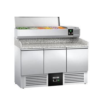 GGM Gastro | Pizza koelwerkbank PREMIUM - 1400x700mm - 3 |, Verzenden, Nieuw in verpakking