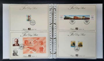 België 1999/2005 - België: OBP 2792/3469 - First Day Sheets., Postzegels en Munten, Gestempeld
