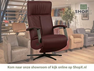 Leren sta-op-stoel Pure - Toledo Bordeaux (donkerrood) -, Huis en Inrichting, Bohemian, Industrieel, Modern, Scandinavisch, Nieuw