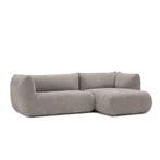 Loungebank Veendam - loungebanken - Taupe, Nieuw, 125 tot 150 cm, Stof, 250 tot 300 cm