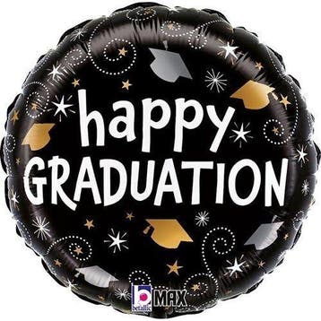 Folieballon Gaslaagd Happy Graduation, Verzenden, Nieuw, Feestartikel