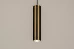 Rietveld Hanglampen - Brons - Brons, Metaal, Aluminium, Huis en Inrichting, Lampen | Hanglampen, Verzenden, Nieuw