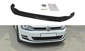 Voorspoiler passend voor VW Golf 7 Glans Zwart, Ophalen of Verzenden, Nieuw