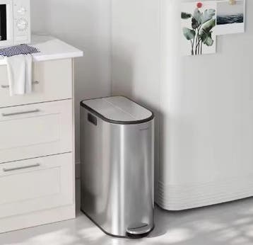 Afvalscheiding Prullenbak 50L – Duo met Softclose Deksel, Huis en Inrichting, Woonaccessoires | Prullenbakken, Verzenden, Nieuw