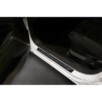 Universele Instaplijsten 'Glanzend Zwart' Aluminium/Zwart -, Auto-onderdelen, Verzenden, Nieuw