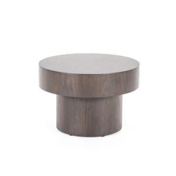 Bijzettafels Bobbie - 45cm - Zwart/Bruin - 95976 - bijzet..., Huis en Inrichting, Nieuw, Overige materialen