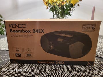 Kendo Boombox 24EX met CD-speler en cassettedeck, Ophalen of Verzenden, Nieuw, Radio, Met cd-speler