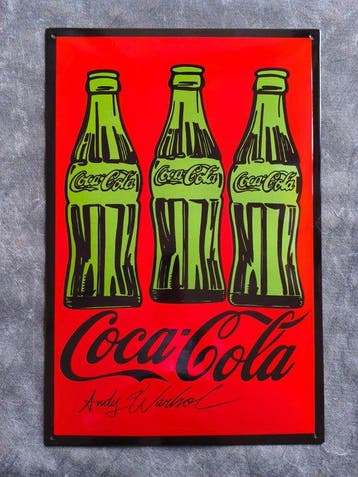 Andy Warhol (1928-1987) - Coca Cola rot Andy Warhol enamel