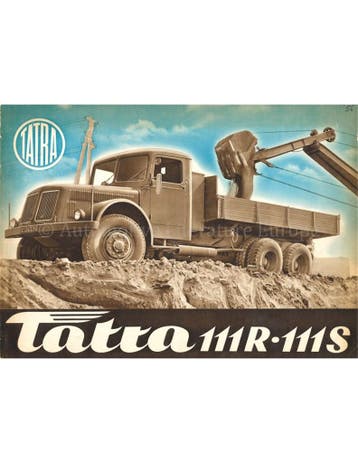 1956 TATRA 111R | 111S VRACHTWAGEN BROCHURE GERMAN, Nieuw, Author
