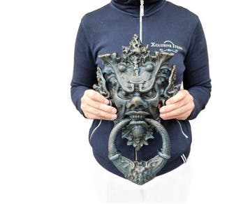 sculptuur, XL Castle Door Knocker - 36 cm - IJzer - 2026