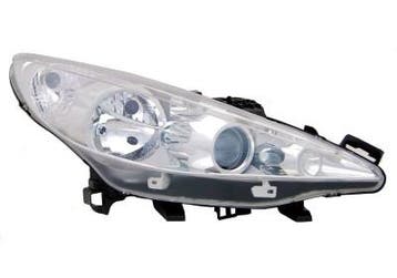 Peugeot 207/207 CC Koplamp Rechts Met Pinklicht Met Bochtver, Verzenden, Nieuw