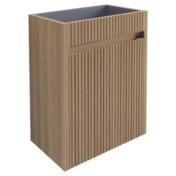 Fonteinkast Differenz Hura L Links/Rechts 40 cm Met Ribbel, Ophalen of Verzenden, Nieuw, Bad