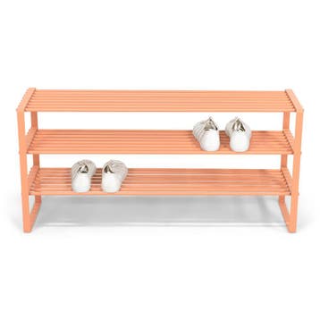 Spinder Design Rex SR2 100cm dubbel schoenenrek - clay terra, Huis en Inrichting, Kasten | Schoenenkasten, Verzenden, Nieuw