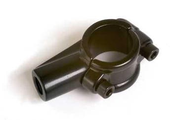 Spiegelklem | Stuur 7/8 (22mm) | Zwart, Motoren, Verzenden, Nieuw