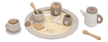 Label Label Nougat Houten Theeservies Set, Kinderen en Baby's, Speelgoed | Houten speelgoed, Verzenden, Nieuw