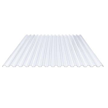PVC lichtplaat | Dakplaat | 70/18 | 1,30 mm | Helder, Verzenden, Nieuw, Overige materialen, Minder dan 20 mm
