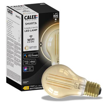 Calex Smart LED Lamp Peer Gold E27 7W 806lm A60, Huis en Inrichting, Lampen | Losse lampen, Ophalen of Verzenden, Nieuw
