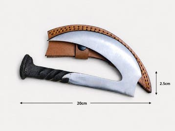 Keukenmes - Utility knife - Handgemaakt spoorspijker-chefmes