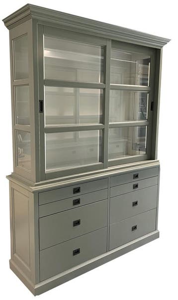 Buffetkast Engels groen Elden 160cm, Ophalen of Verzenden, Nieuw