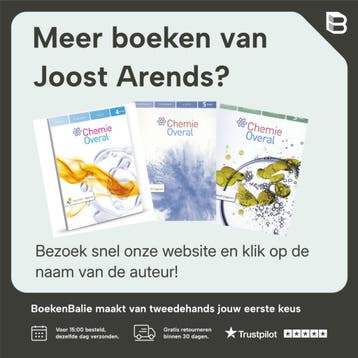 vwo 4 / Chemie Overal / uitwerkingen - Joost Arends, Verzenden, Gelezen, Joost Arends