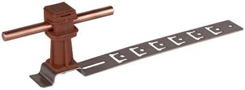 Dehn Dakdoorvoerhouder Unisnap Stst Plast Bruin 36mm Rd 8mm, Verzenden, Nieuw, Overige typen