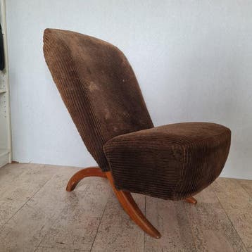 Artifort - Theo Ruth - Stoel - Hout, Textiel - Congo chair