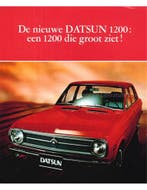 1969 DATSUN 1200 LEAFLET NEDERLANDS, Nieuw, Nissan, Author