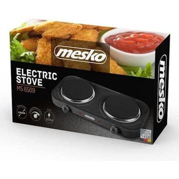 Mesko MS 6509 - Elektrische dubbele kookplaat - 2000 Watt, Verzenden