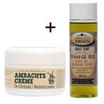 1x Ambachtscreme pot 200ml + 1x Arnica Massageolie 200ml, Verzenden, Nieuw