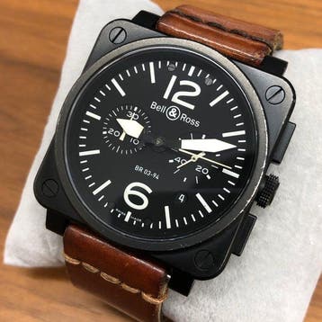 Bell & Ross - BR 03 - 94-S Heritage Chrono - Heren -, Nieuw