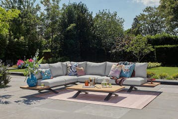 Suns Stockholm loungeset soft grey Sunproof |, Ophalen of Verzenden, Nieuw