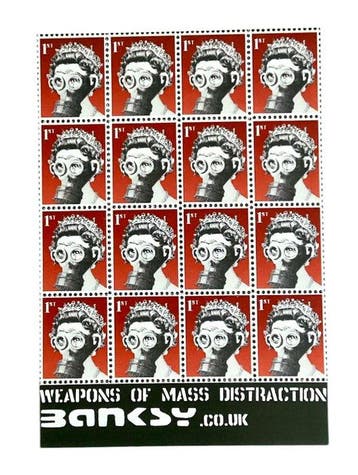 Banksy (1974) - Weapons of Mass Distraction - Postcard -