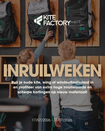 Kite Factory Inruilweken, Zo goed als nieuw