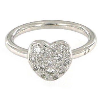 Pomellato - Ring - DoDo - 18 karaat Witgoud - 0.20ct. tw., Nieuw