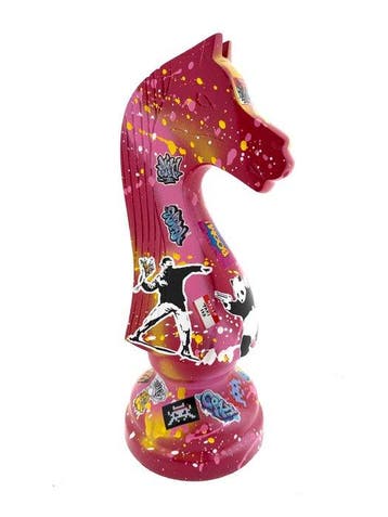 Koen Betjes (1992) - Chess Street Horse Piece (Metal)