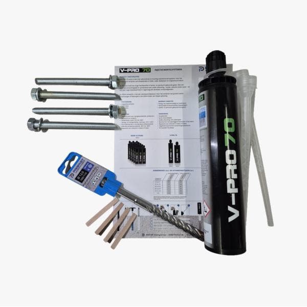 Airco Montage Set M10 Verzinkt – Voor Airco Montage, Doe-het-zelf en Verbouw, IJzerwaren en Bevestigingsmiddelen, 50 tot 100 mm