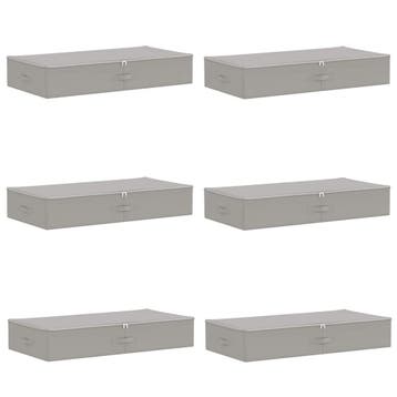 vidaXL Opbergbox 6 st Nonwoven stof 100 x 50 x 18 cm 90 l, Huis en Inrichting, Verzenden, Nieuw