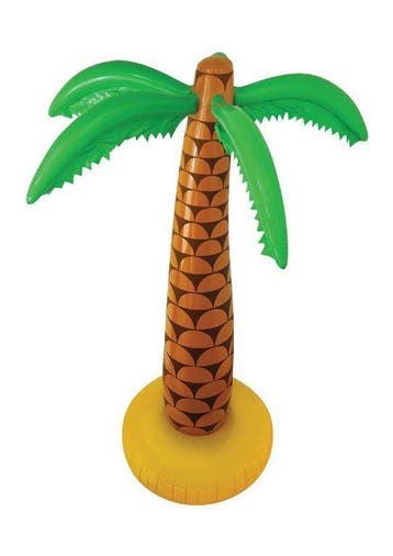 Opblaas Palmboom groot, Verzenden, Nieuw, Feestartikel