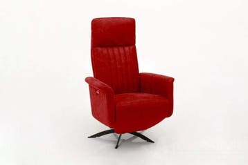 Relaxfauteuil Hessum - relaxfauteuils - Rood, Huis en Inrichting, Nieuw, Rood, Stof