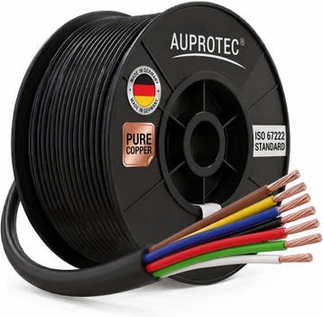 Autokabel 7-aderig 5m | Retourdeal 28% Korting, Auto-onderdelen, Ophalen of Verzenden, Nieuw, Universele onderdelen